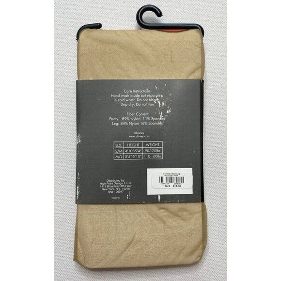 Disney Little Mermaid Ariel Face Sheer Stockings Tights Sz M/L NEW‎ - Picture 2 of 3